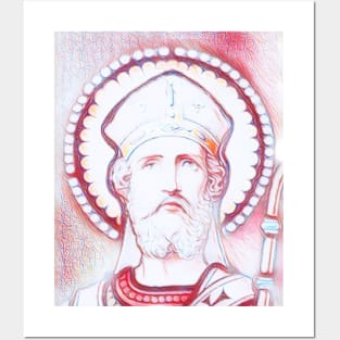 Anselm of Canterbury Portrait | Anselm of Canterbury Artwork | Line Art Posters and Art